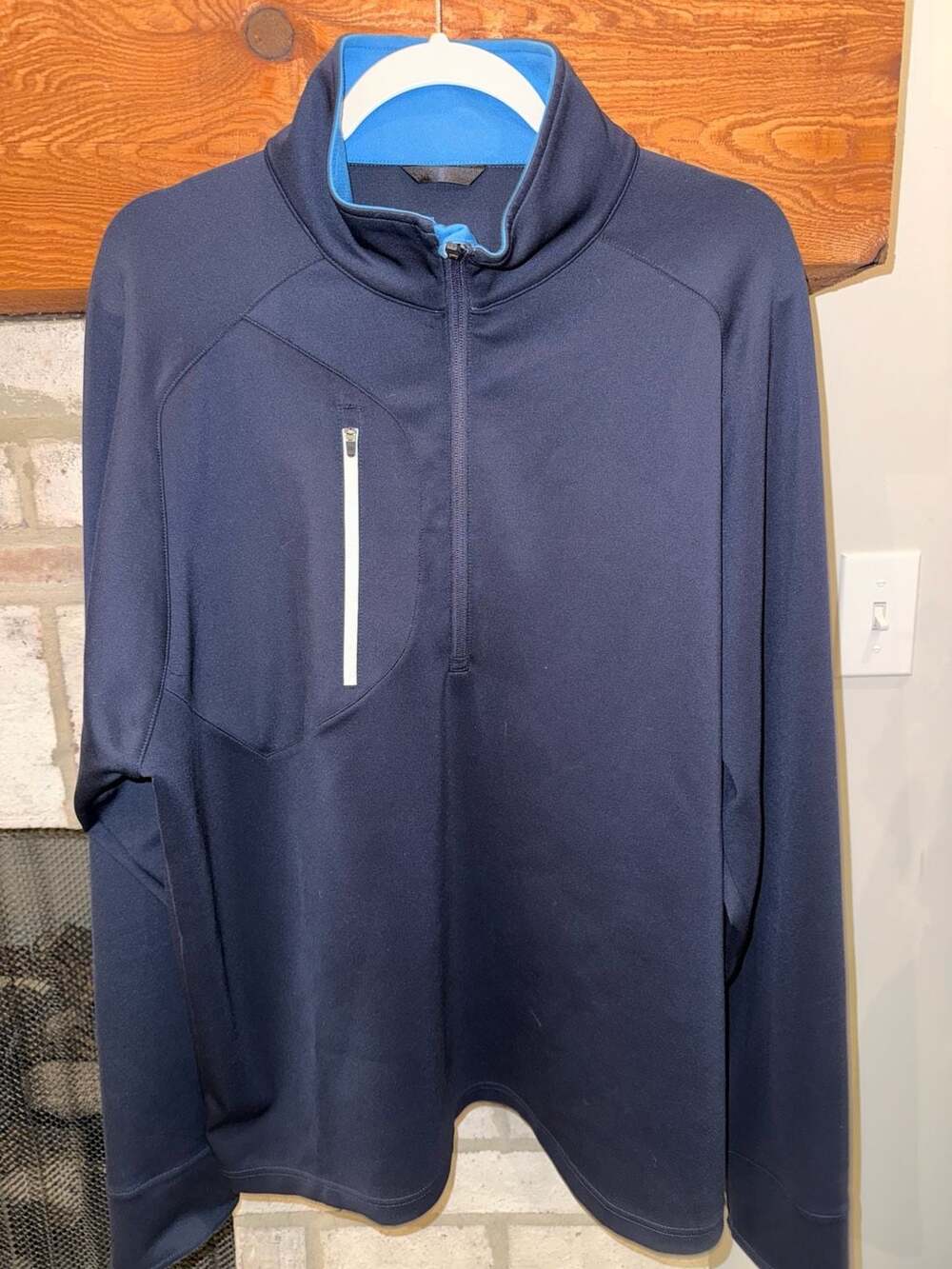 Zero Restriction Tour Series Size L Navy Blue Quarter Zip